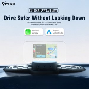 Universal upgrade Bluetooth wireless Apple CarPlay car smart HUD head-up display navigation music remote control